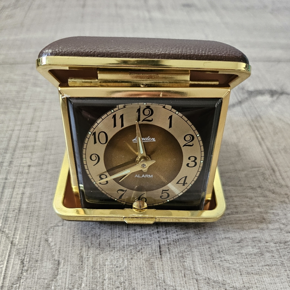 Vintage Linden Travel Alarm  Clock